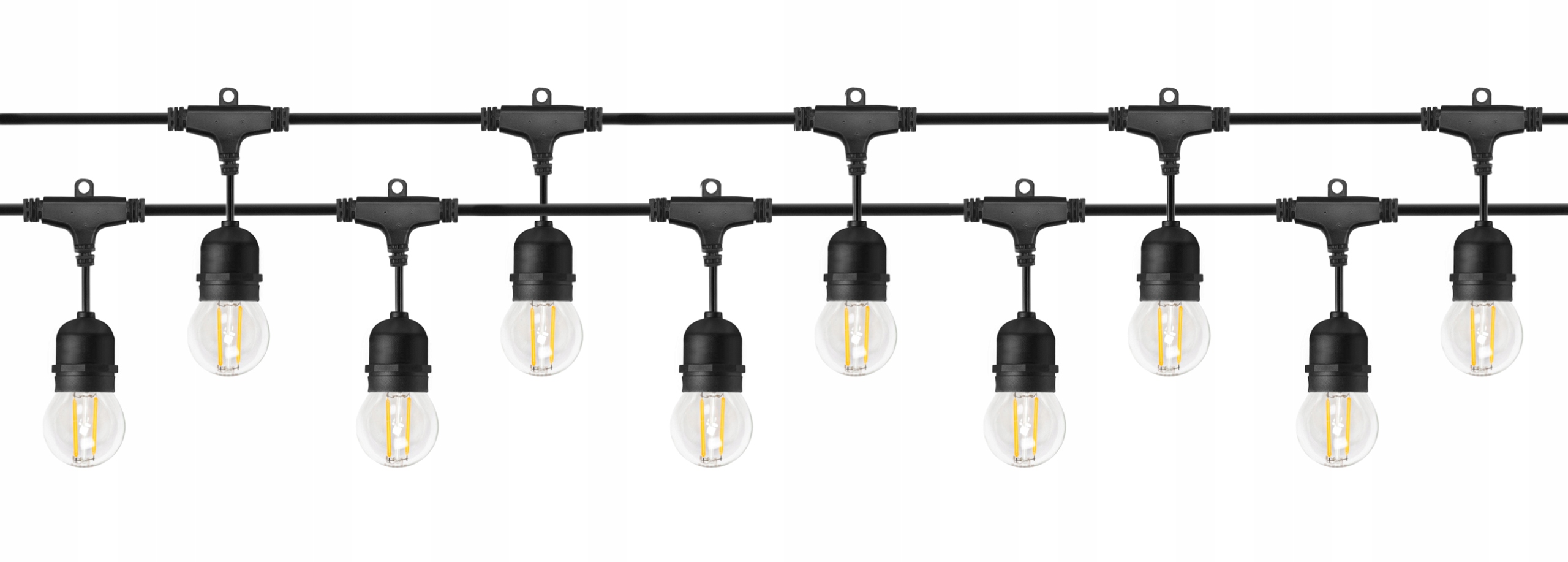 Spectrum Led Girlanda 10X15W E27 IP44 10 M