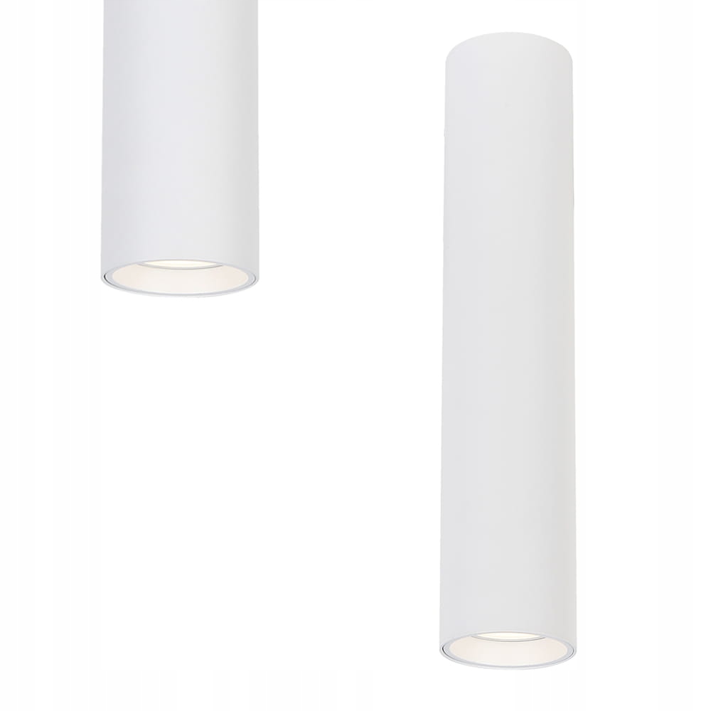 Milagro Bílá hliníková tuba na omítku Genesis White 1xGU10 30 cm ML0388