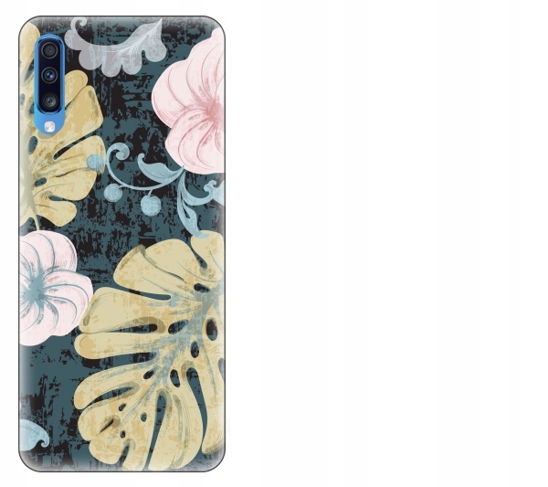 

Etui pokrowiec Samsung Galaxy A70 Liscie tropikaln