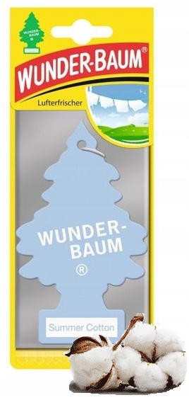 ZAPACH WUNDER BAUM CHOINKA ZAPACHOWA Summer Cotton Rodzaj zawieszki