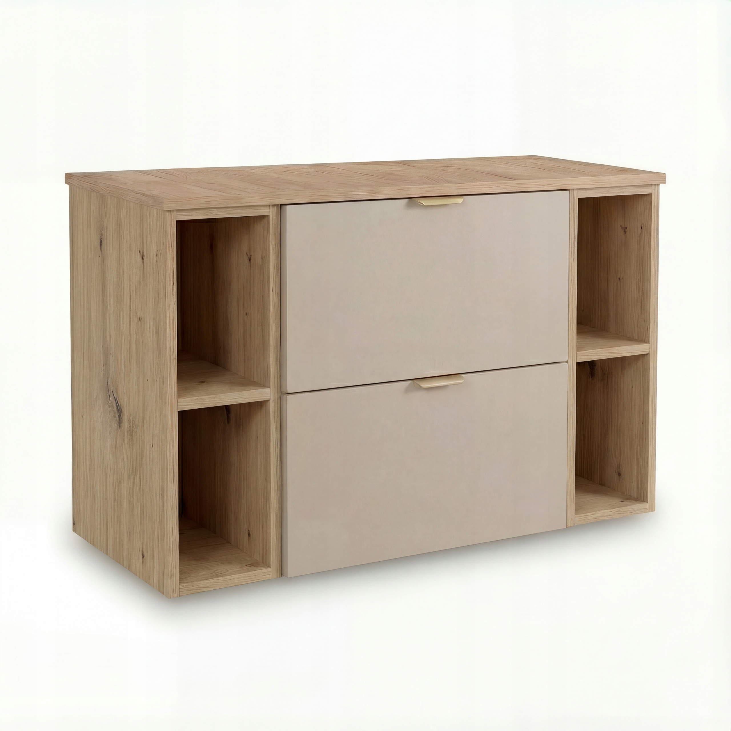 Skříňka pod umyvadlo 100 cm se 2 regály Kašmír/Dub artisan Orio