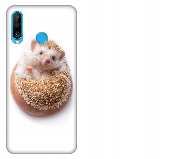 

Etui pokrowiec Huawei P30 Lite Jez smieszne zwierz