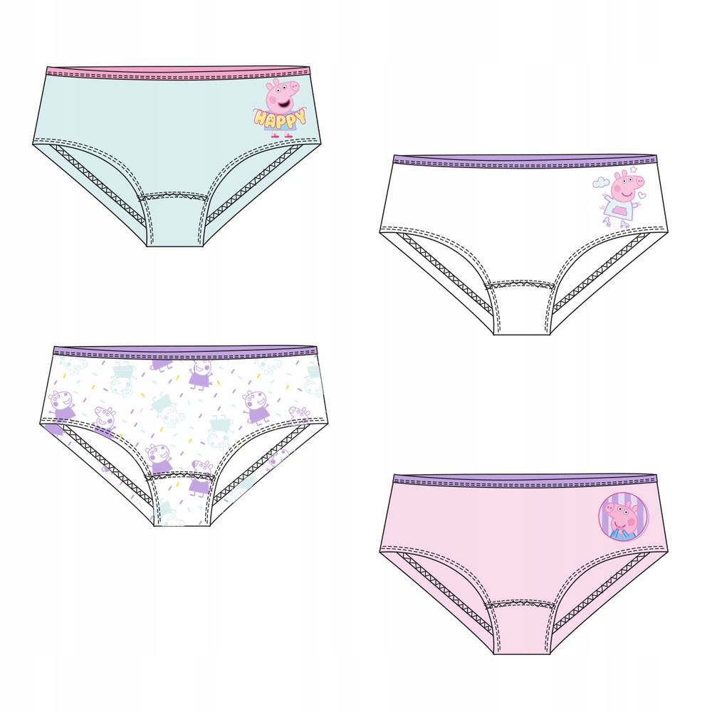 

Majtki Szorty licencja Peppa 98/104- 4 pack