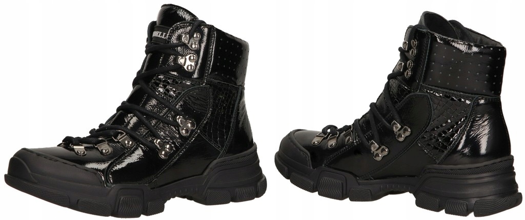 Botki CheBello 2519 czarne czarny r. 38 Rozmiar 38