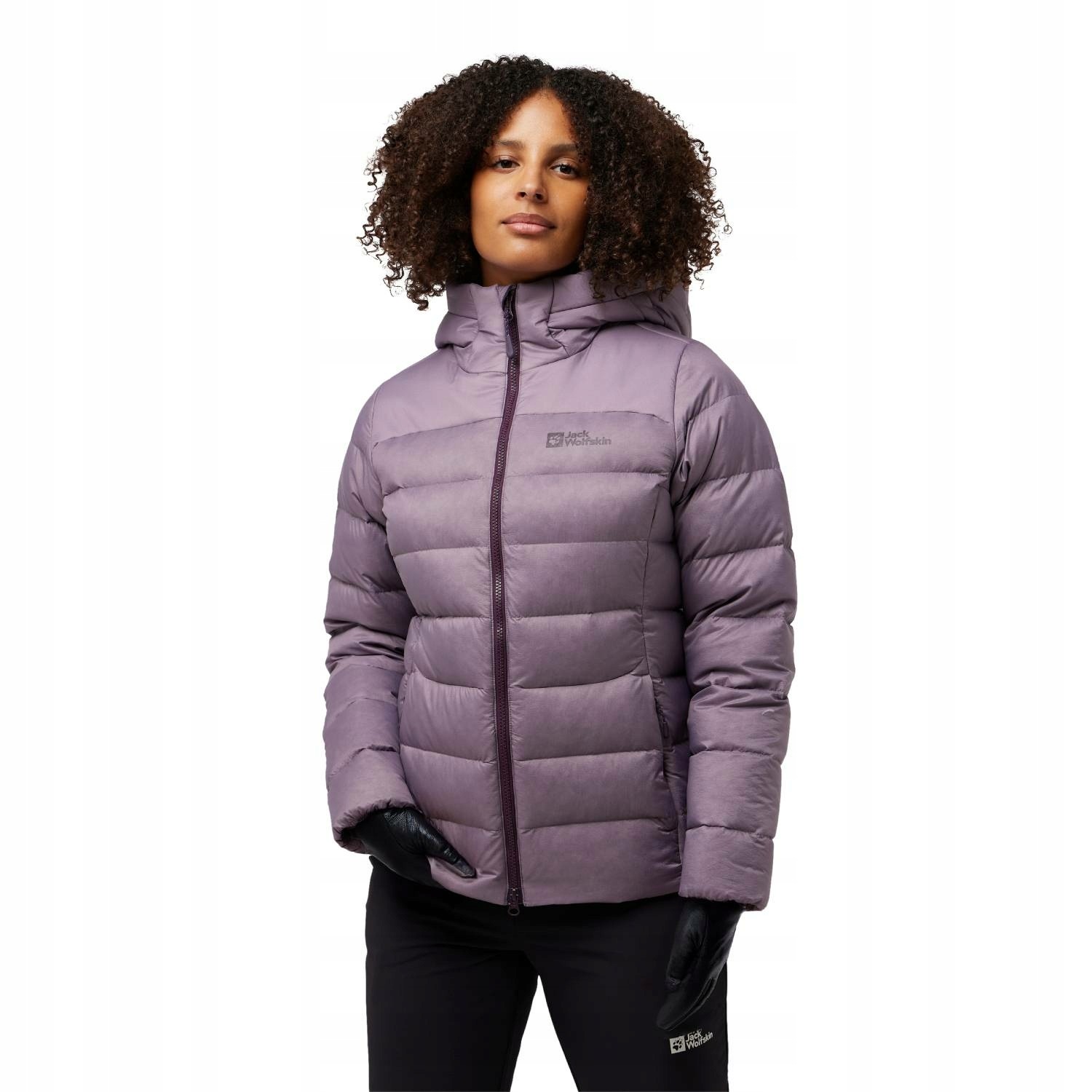Damska kurtka puchowa Jack Wolfskin Nebelhorn Down Hoody W wild blossom M
