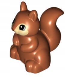

Lego Duplo Figurka Wiewiórka ciemnopomarańczo (8g)