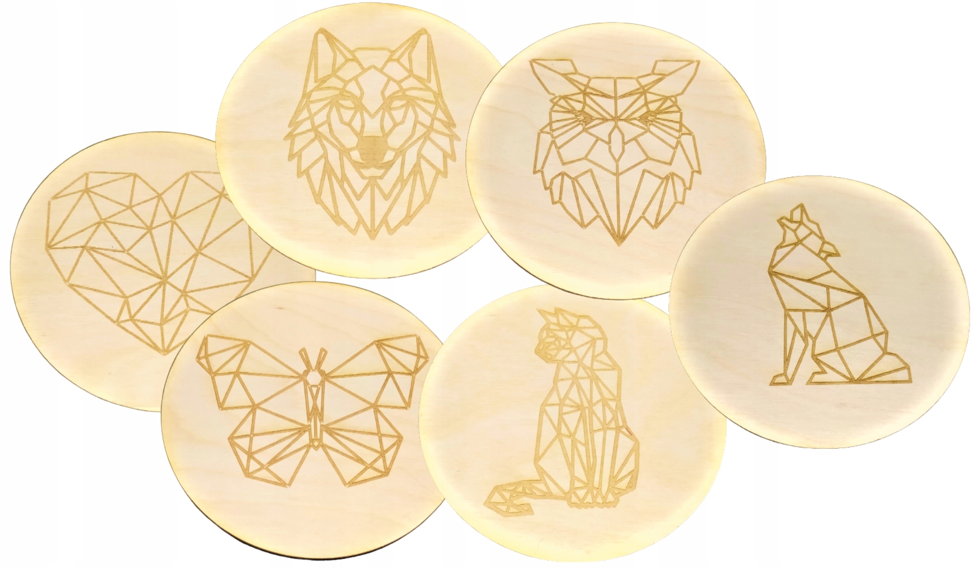 

Podstawka Podkładka pod Kubek Szklankę Geometria