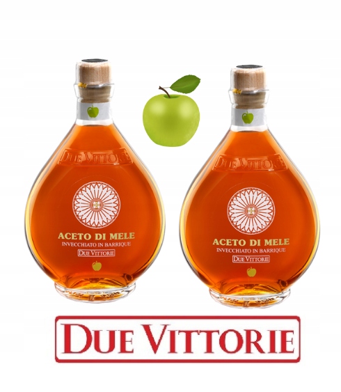 Levně Jablečný ocet Due Vittorie InBarrique nefiltrovaný Přírodní Čerstvý 500 ml