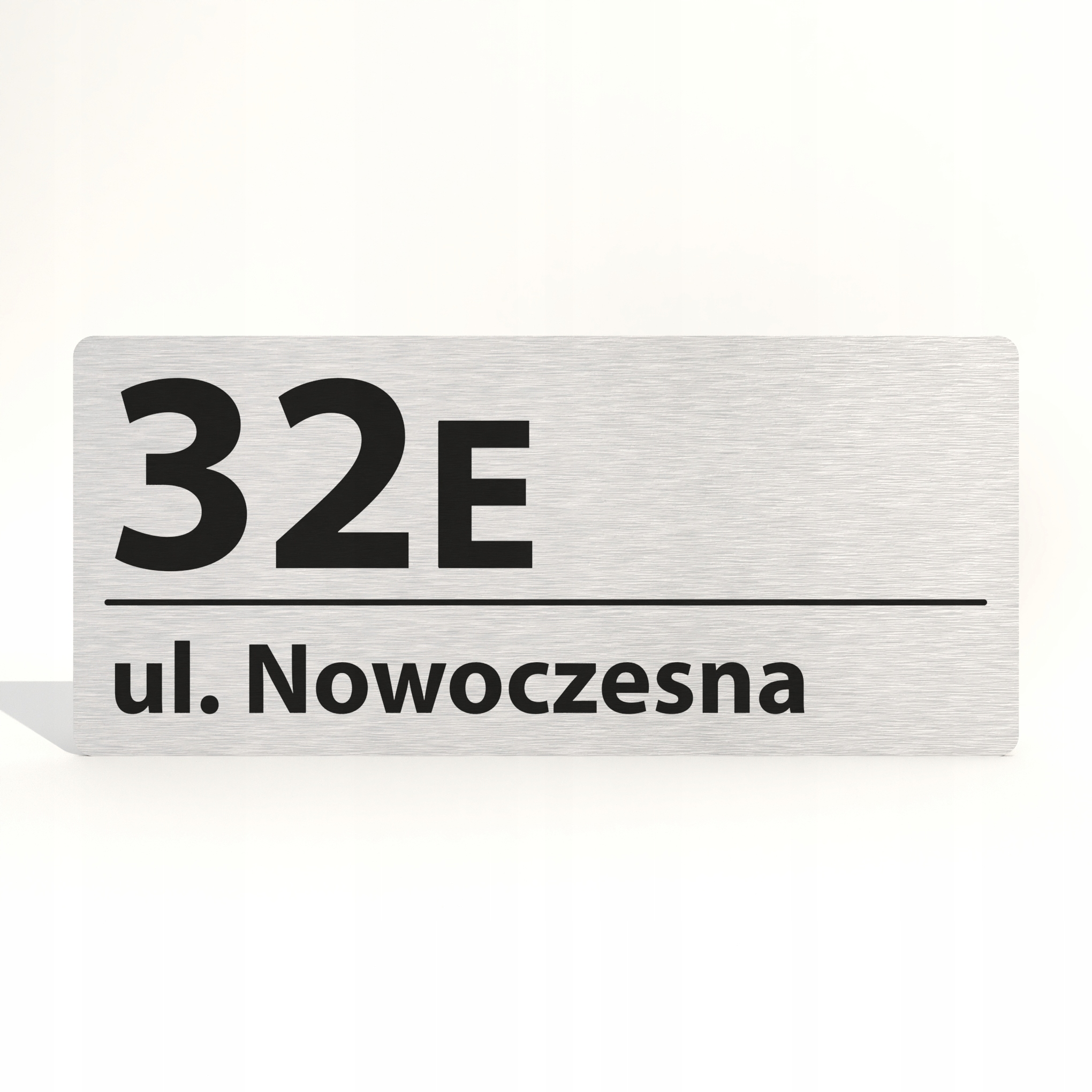 Tabliczka tablica ADRESOWA numer na dom numer domu ALUMINIOWA KOLORY 35x15 Marka Cucudo