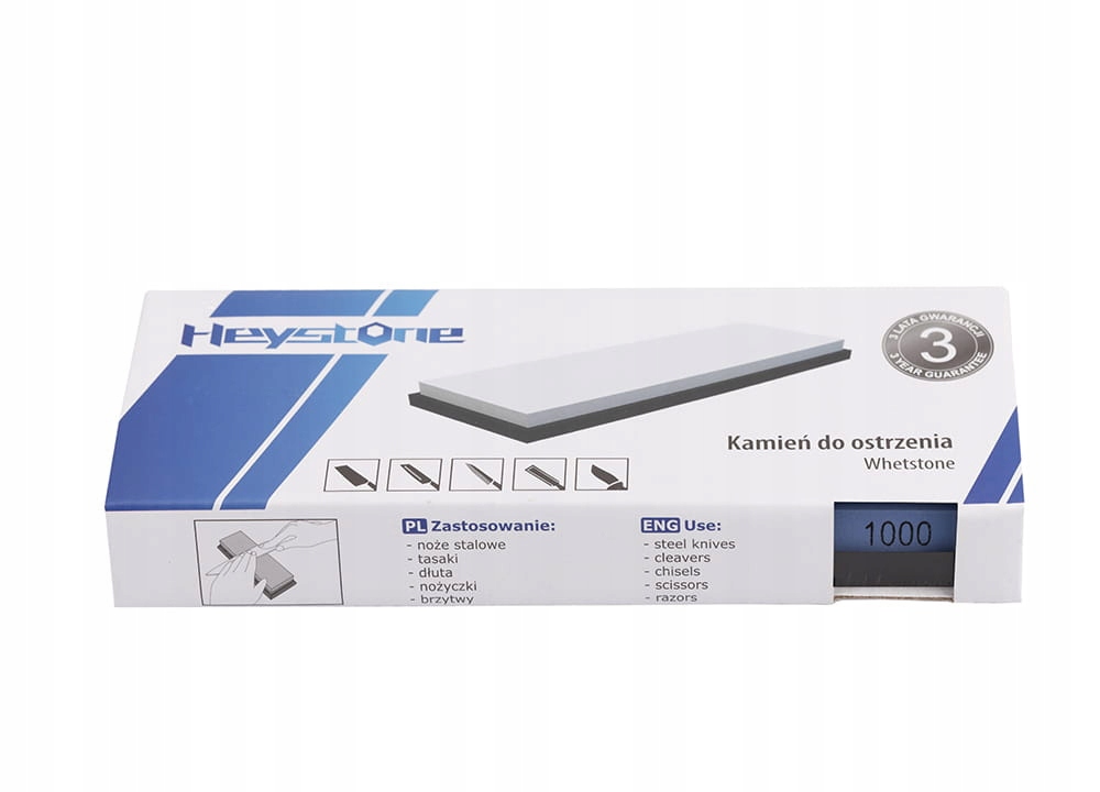 HEYSTONE KAMIEŃ WODNY OSTRZAŁKA OSEŁKA 1000 + PROWADNICA + KAMIEŃ NAPRAWCZY Rodzaj ręczne
