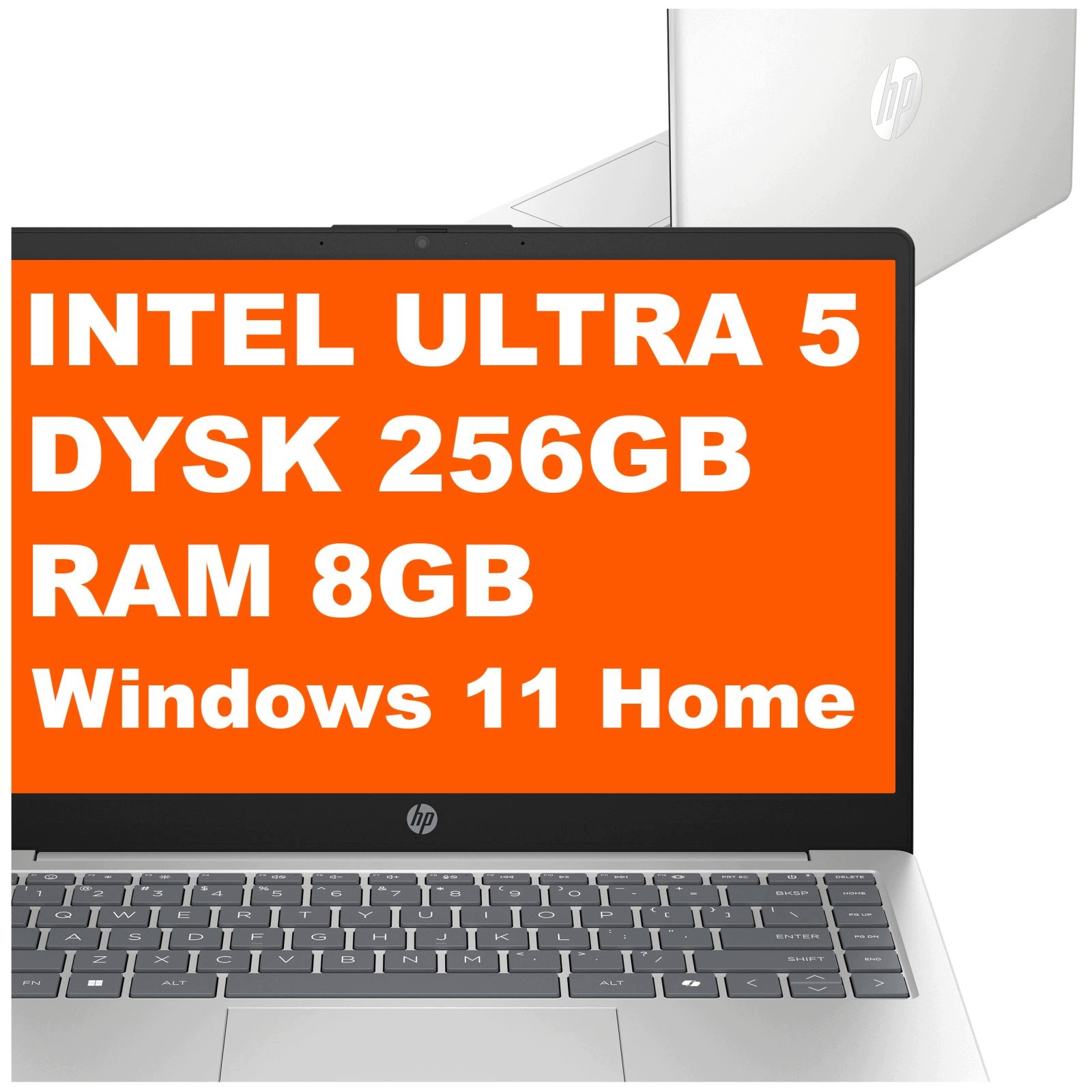 Laptop Hp 14-hc Ultra 5 8GB 256GB Intel Graphics 14" Fhd Win 11 Srebrny