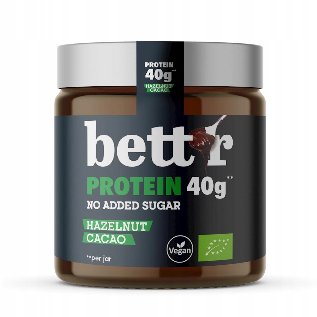 Levně Krém Z Lískových Ořechů S Kakaem Bez Přidaných Cukrů Bio 250 g Bett'r