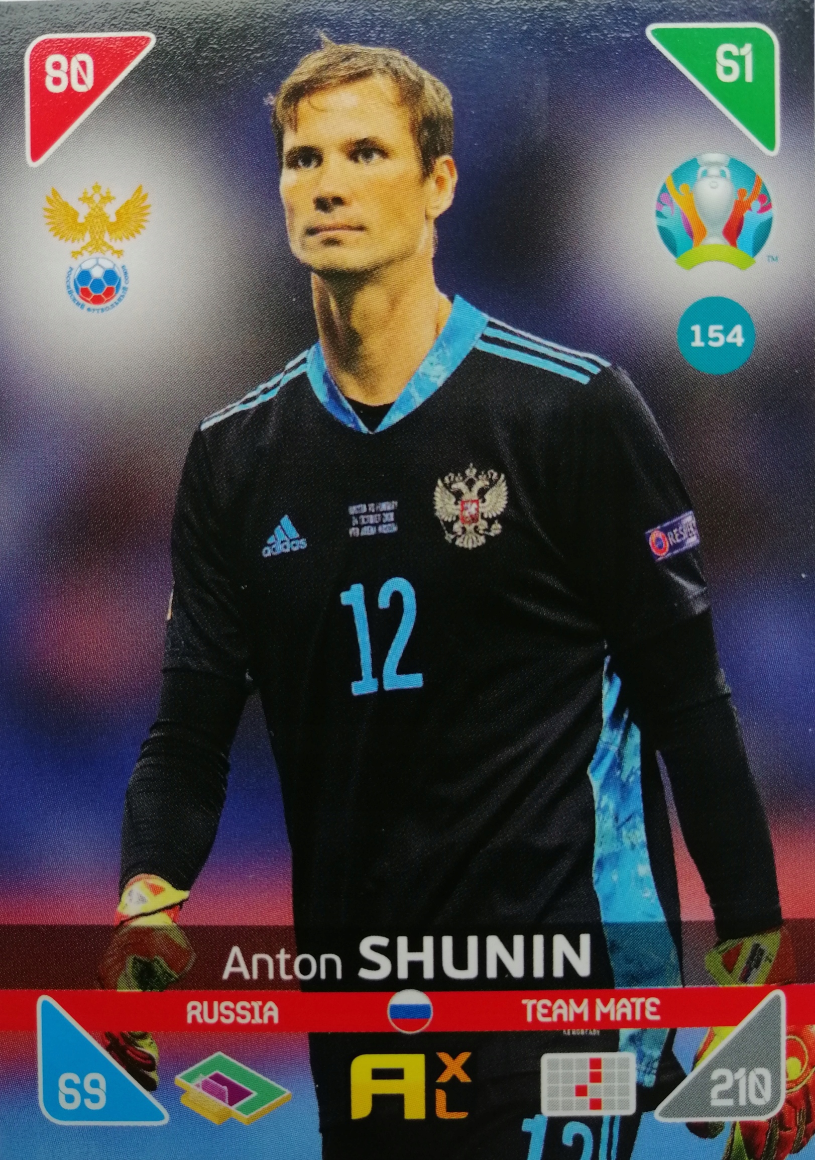 EURO KICK OFF 2021 TEAM MATE ROSJA 154 SHUNIN