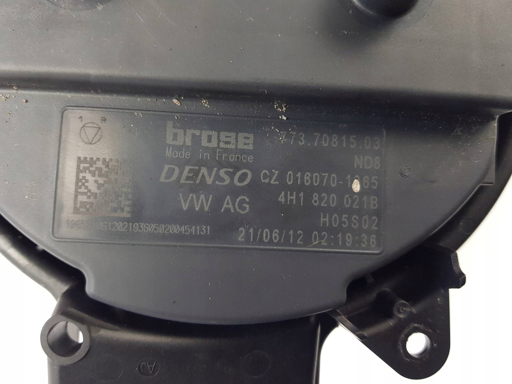 ventilator kabinski 4H1820021B AUDI A6 C7