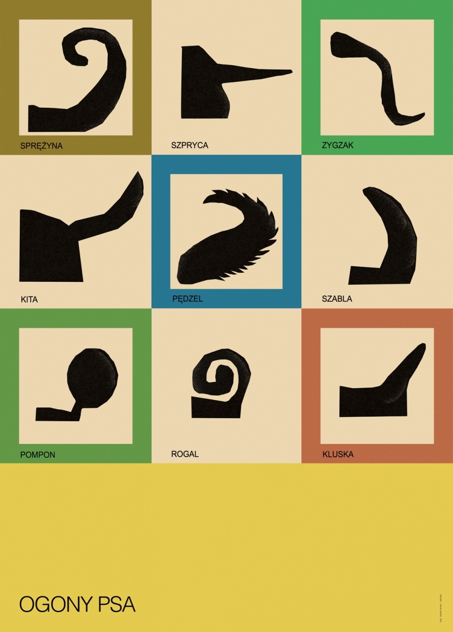 

Ogony Psa. Typologia, Plakat Do Ramki, Do Domu, B2