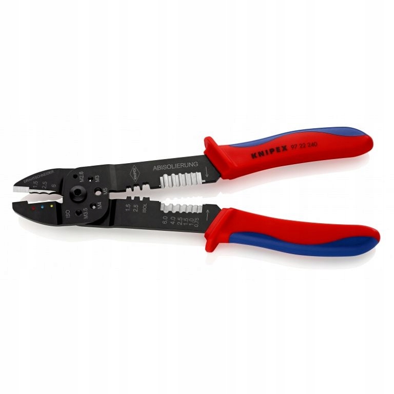Szczypce do Zaciskania Zagniatania Odizolowania i Cięcia Knipex 97 22 240