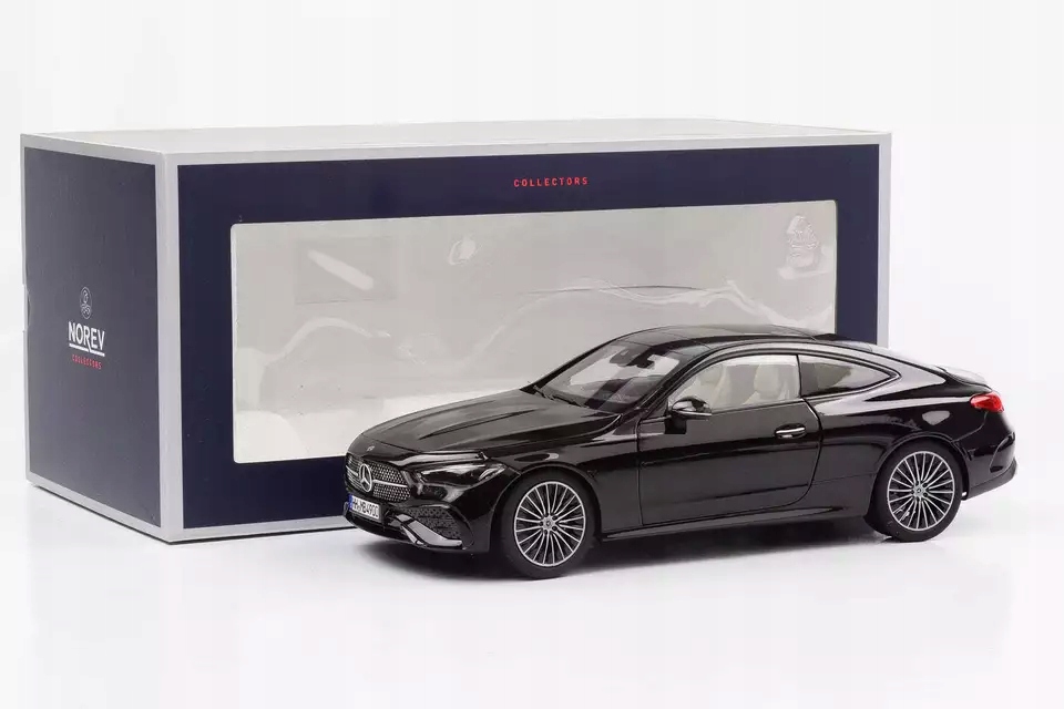 Norev Mercedes-benz Cle Coupe 2024 Obsidian Black metallic 1:18