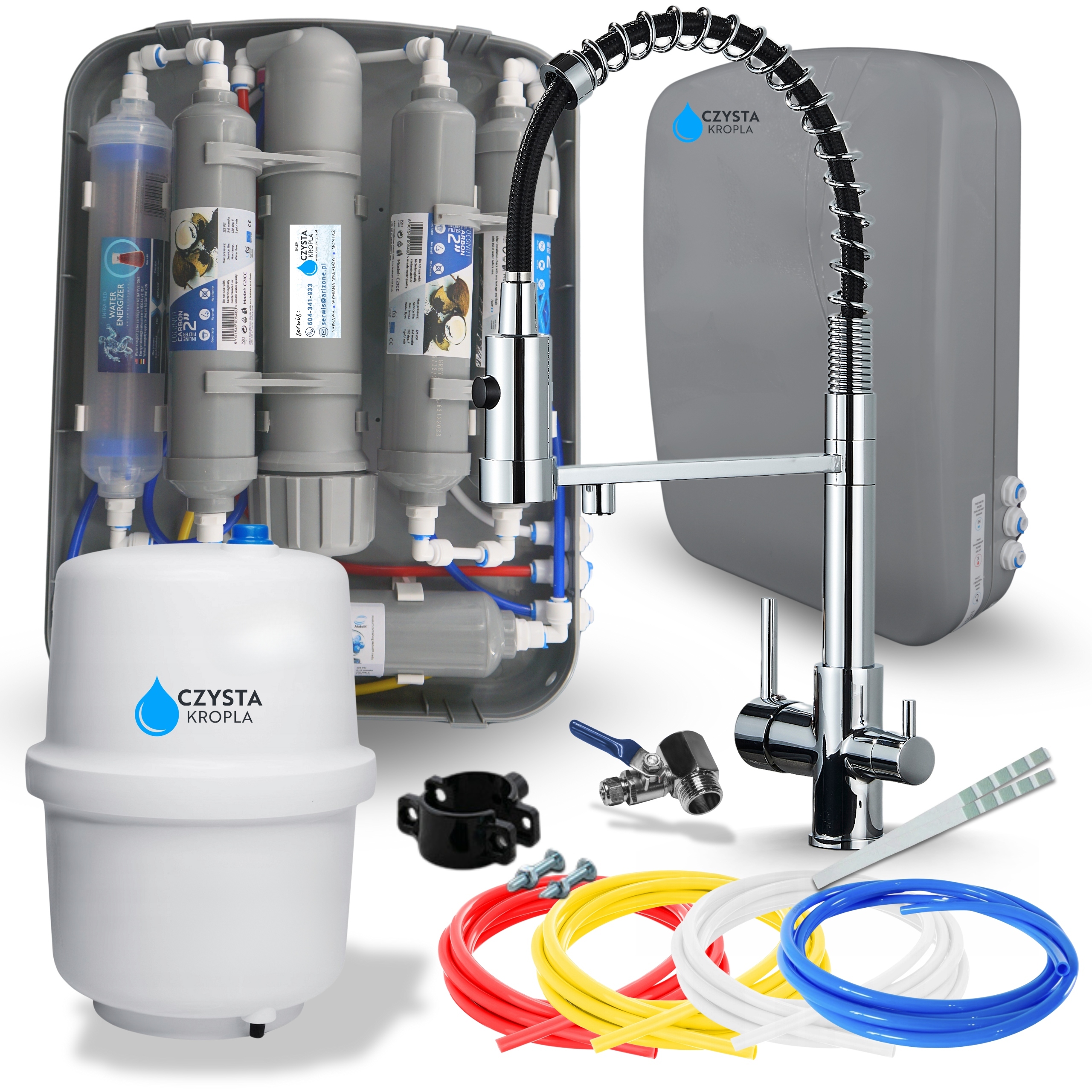 Filtr na pitnou vodu Systém změkčování čištění pod Dřez Set Baterie