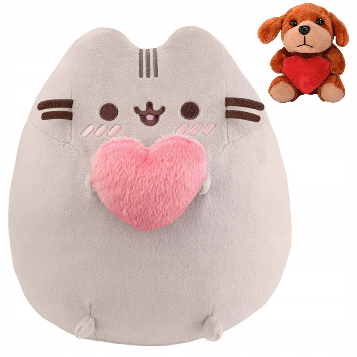 PUSHEEN Z SERCEM W ŁAPKACH SERDUSZKO MASKOTKA NA PREZENT + GRATIS