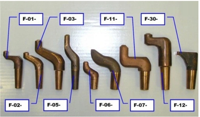 Электроды для сварки кованые отъемные F-11-0