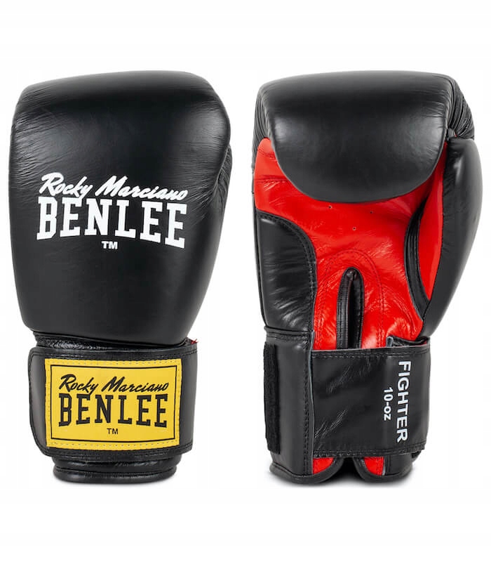 Skórzane Rękawice Bokserskie Benlee Fighter Sparingowe Treningowe_10 oz.
