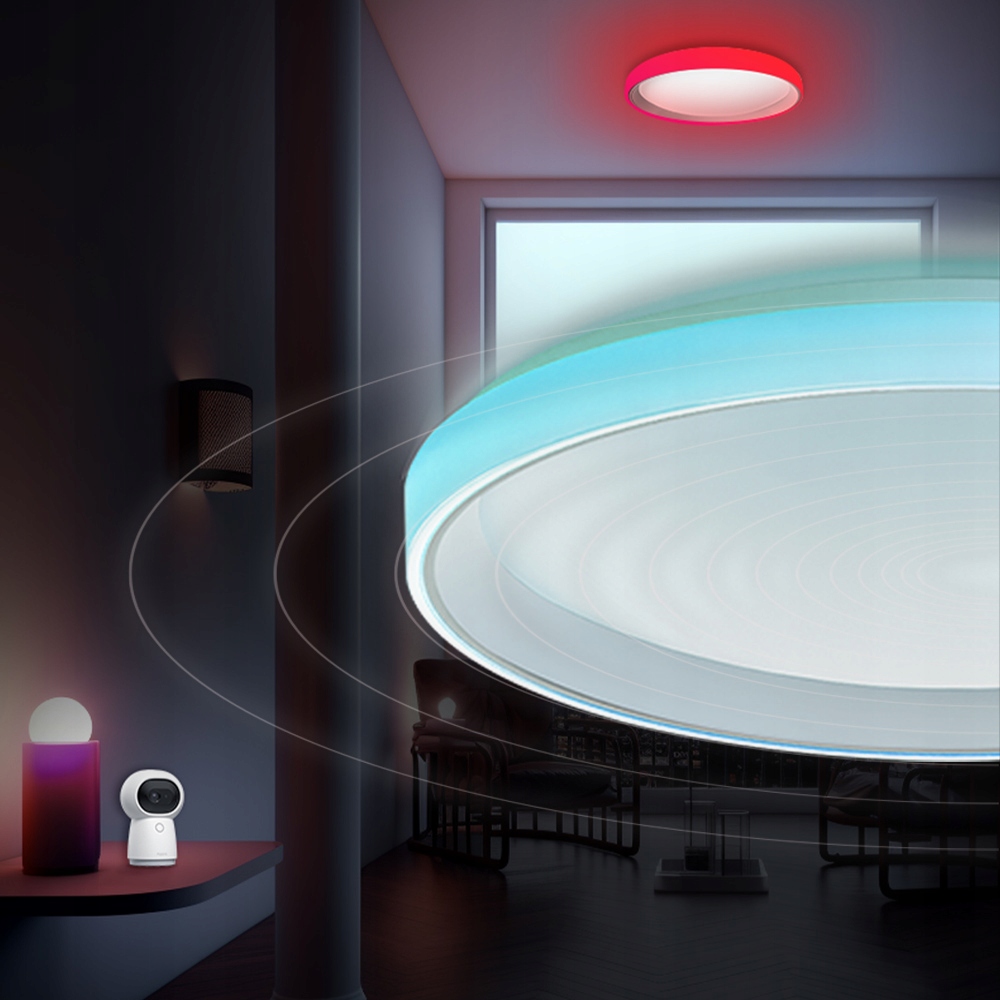 AQARA T1M INTELIGENTNA LAMPA SUFITOWA OŚWIETLENIE LED RGBIC ZIGBEE MATTER Kolor wielokolorowy