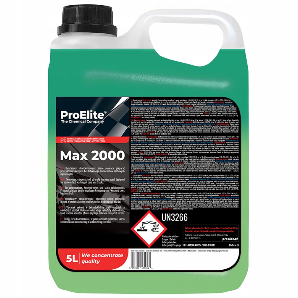

Mocna Aktywna Piana ProElite Max 2000 5L