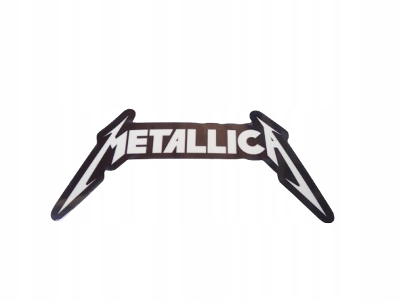 Naklejka Winylowa Heavy Metal Rock Metallica Usa California 10 x 4,5 cm
