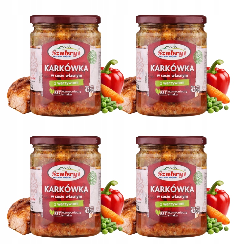 Krkovička se zeleninou Hotové jídlo Sada 4x430g Szubryt