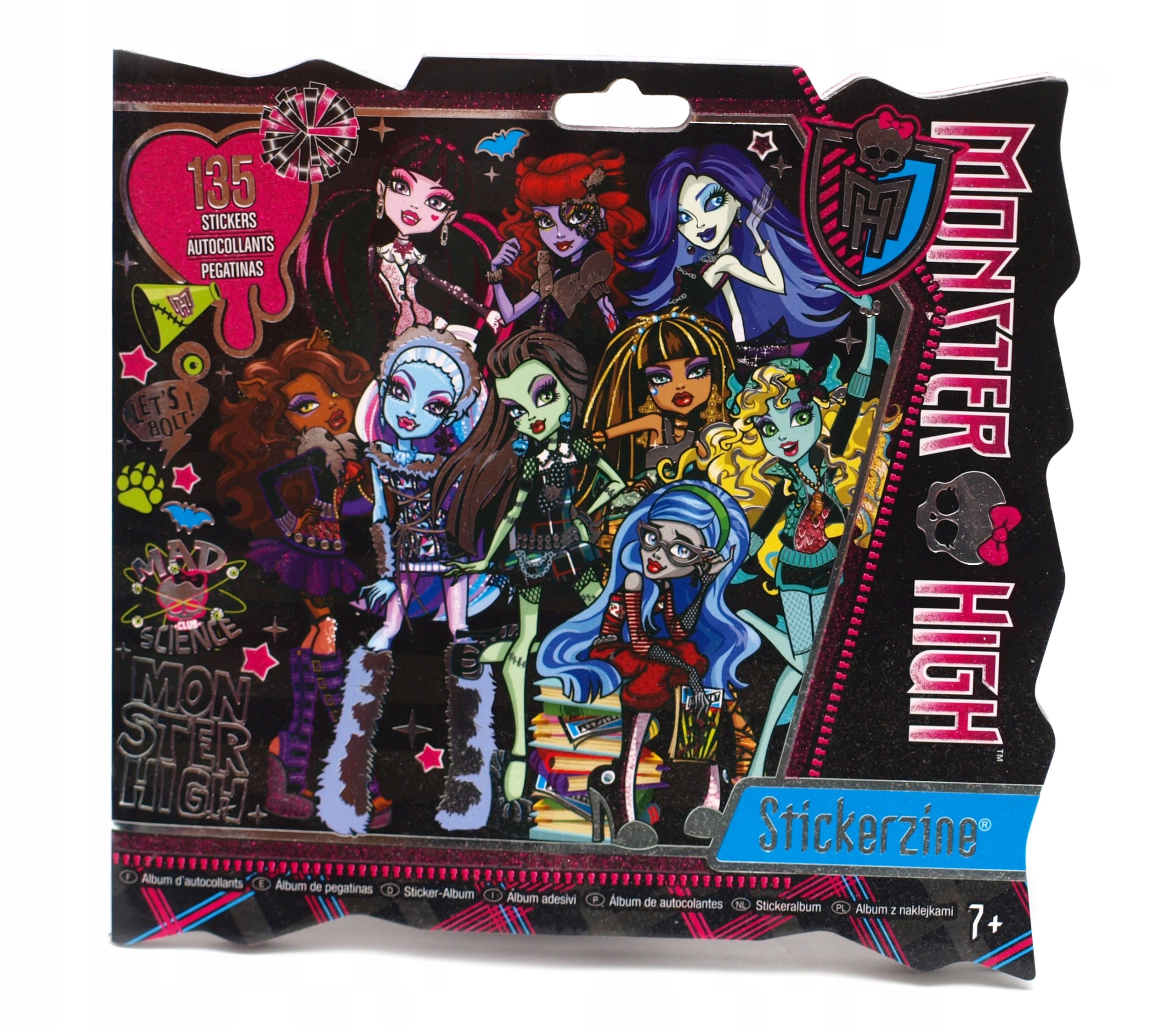 Monster High Album s nálepkami + vrecko 28 nakl