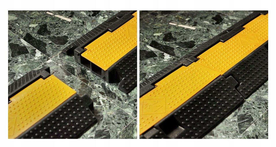 NAJAZD PROGOWY kablowy 100cm OCHRONA KABLI GUMA Marka Massa