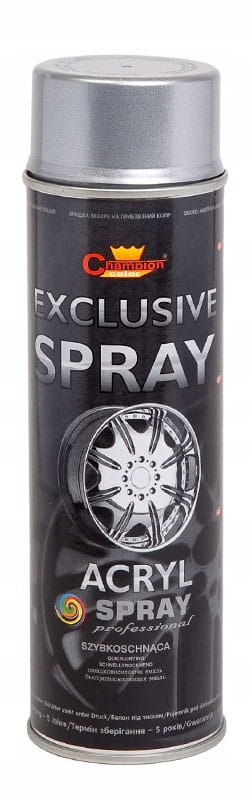 

Farba do felg Champion spray 500ml srebrna