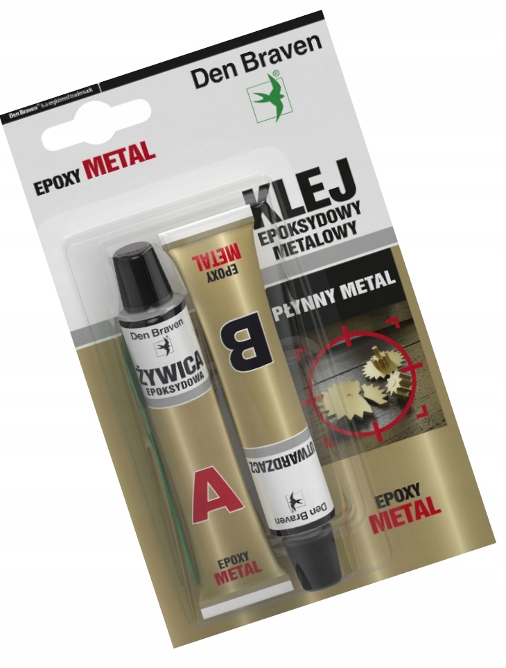 

Den Braven Dwuskładnikowy Klej Epoxy Metal 2x20ml