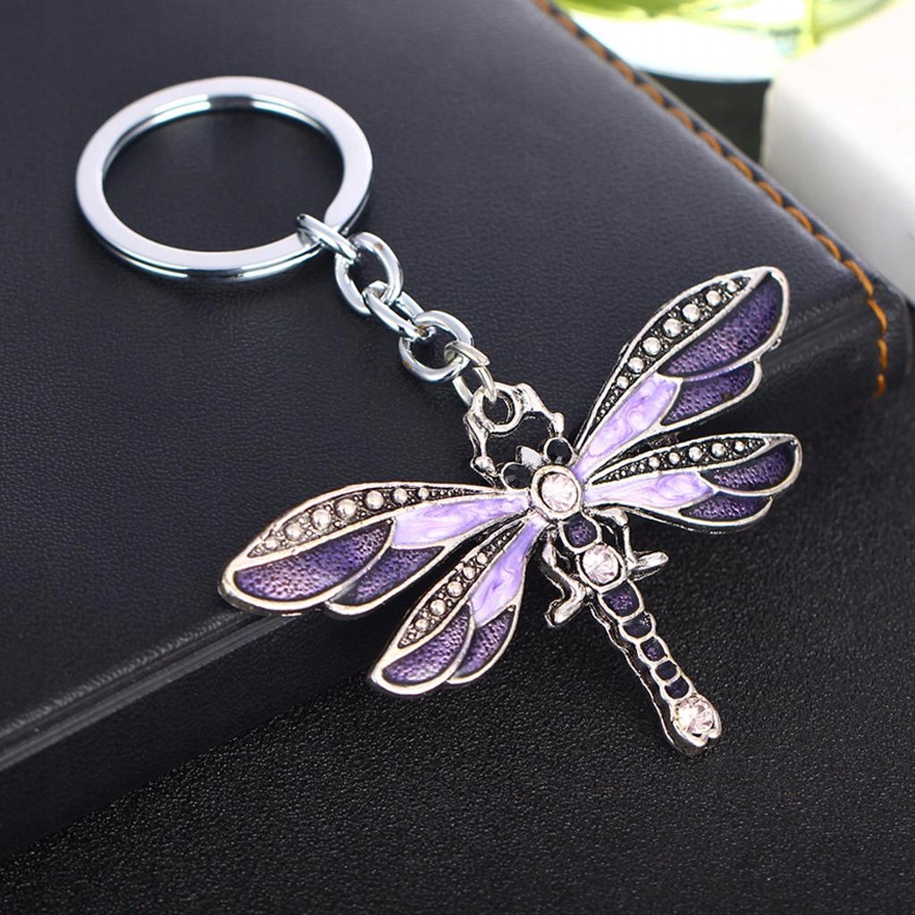 Crystal Pendant Keyring Butterfly Charm Keyring Rodzaj gadżetu muzyczny