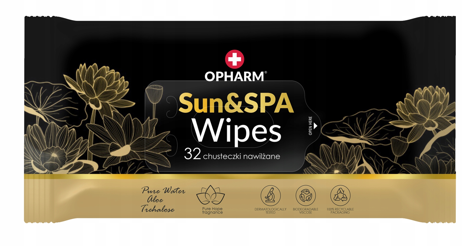 

Chusteczki nawilżane po opalaniu Sun&Spa 32 szt.
