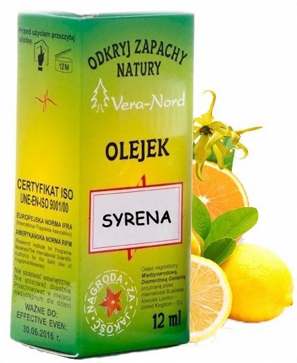 

Syrena Olejek Zapachowy Cytryna Orange Ylang Vera