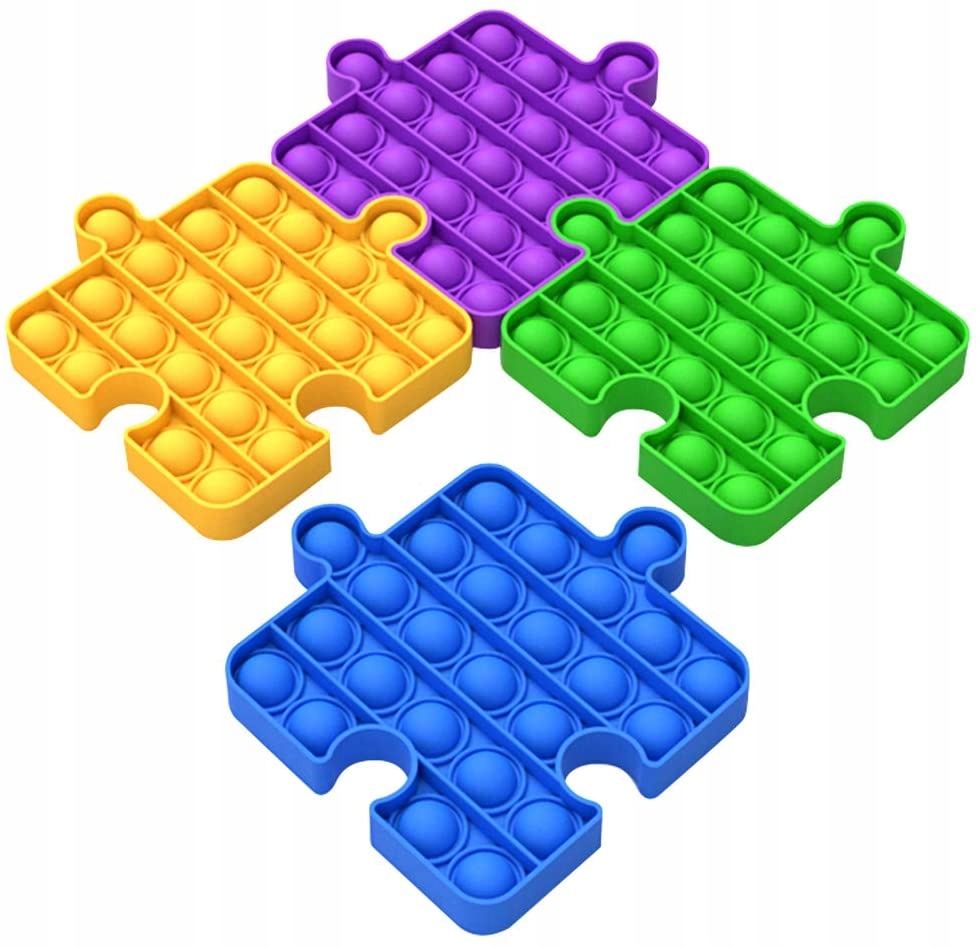 ZABAWKA SENSORYCZNA pop it BUBBLE PUZZLE FIDGET Płeć chłopcy
