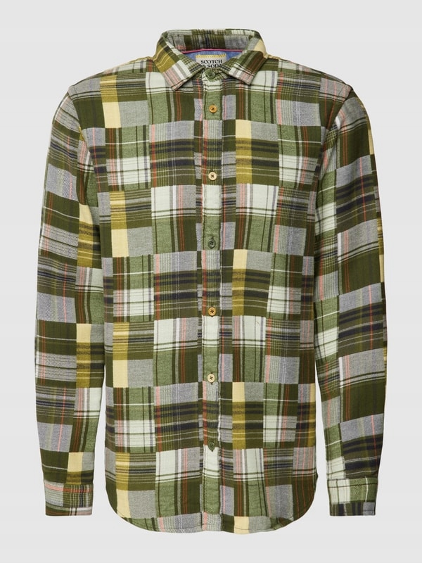 Neformální kostkovaná košile v žluté barvě Scotch & Soda XL