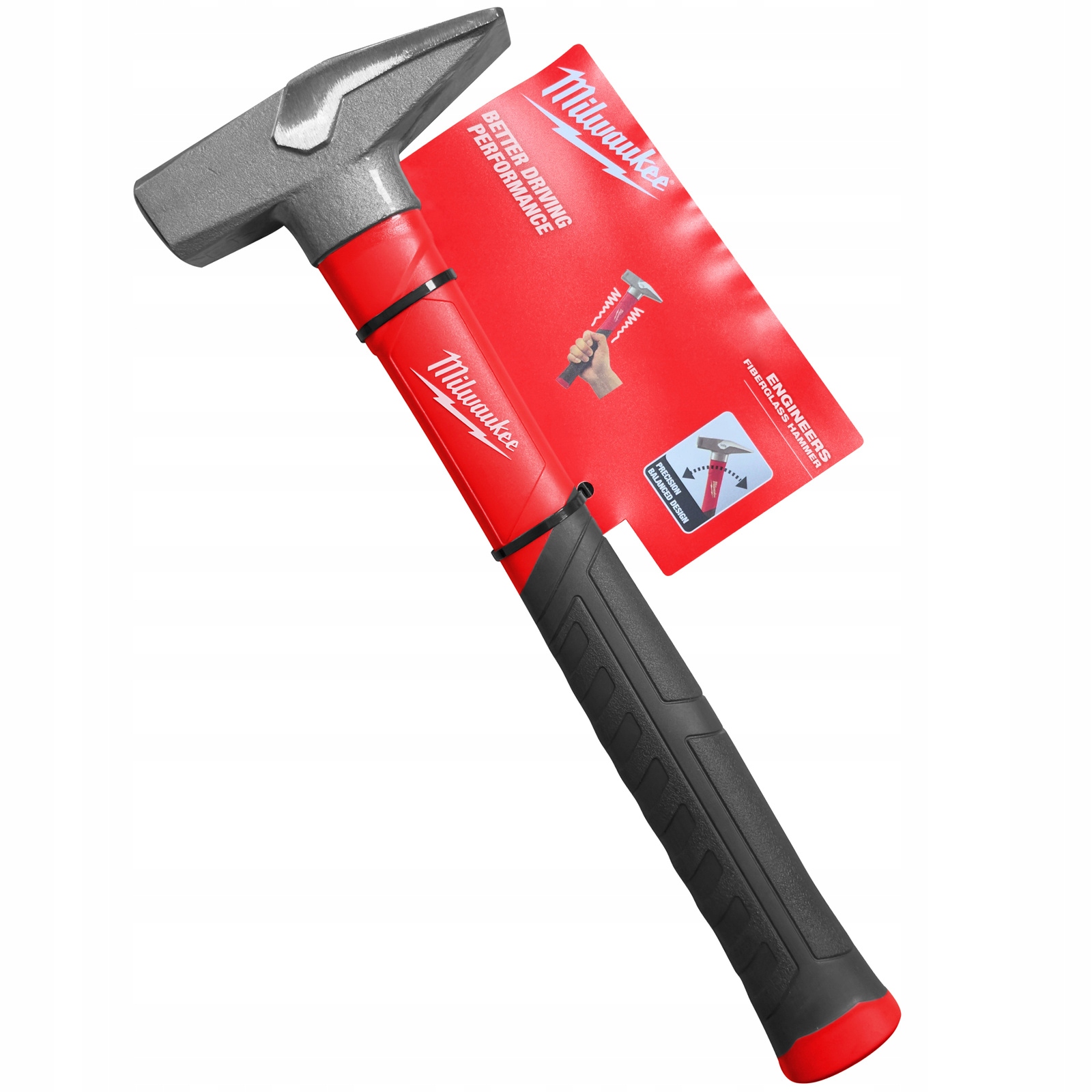 Młotek Ślusarski 1000g Z Trzonkiem Z Włókna Szklanego Milwaukee 4932478665