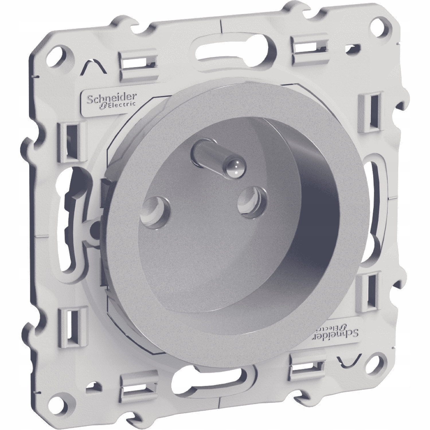 

Schneider Odace Gniazdo pojedyncze 2P+PE aluminium
