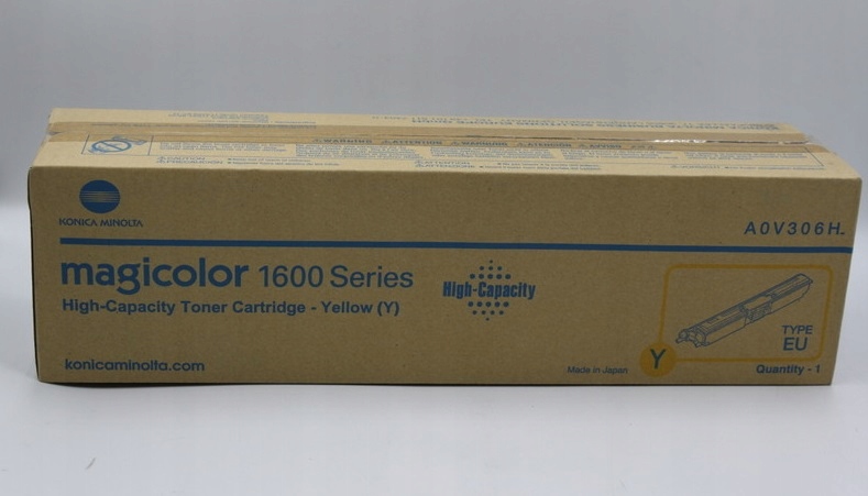 Minolta 1600 A0V306H toner žlutý, originál