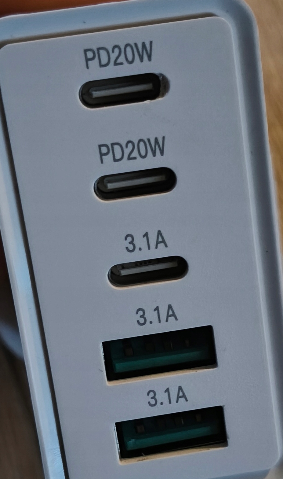 5 portów USB C ładowarka 120W Szybkie ładowanie stacjonarne stacja I7