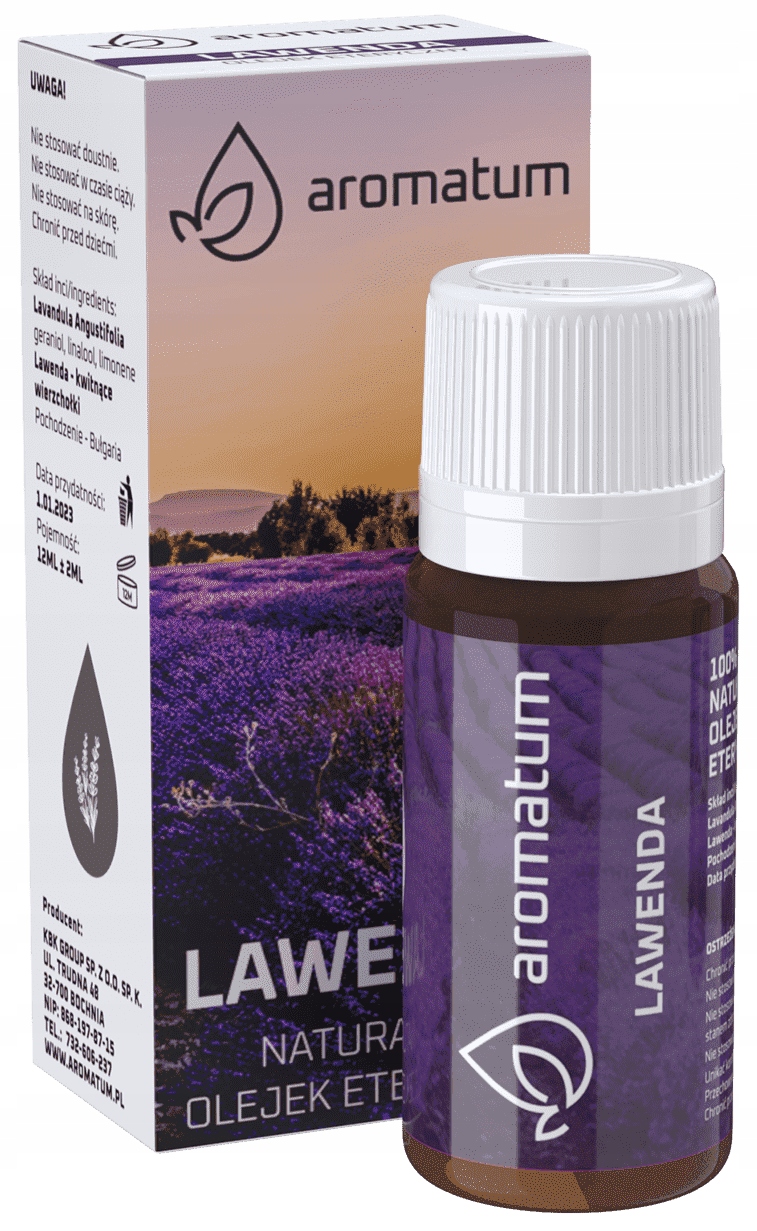 

Aromatum Olejek Eteryczny 100% Naturalny Lawenda