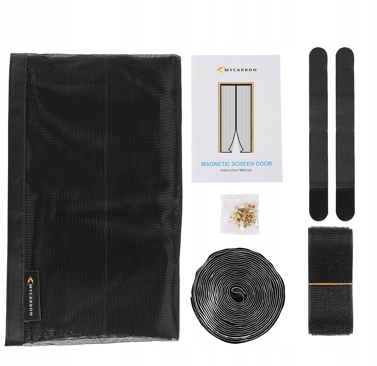 MAGNETYCZNA MOSKITIERA NA DRZWI BALKONOWE OCHRONA PRZED OWADAMI 80x200cm Maks. szerokość 80 cm