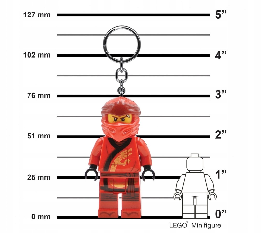 LEGO NINJAGO KAI FIGURKA BRELOK LATARKA BRELOCZEK + TORBA PREZENTOWA Marka LEGO