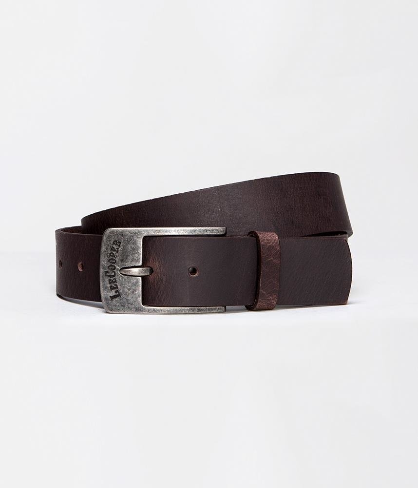 

Lee Cooper Skórzany pasek Męski LCJ94 Brown r. M