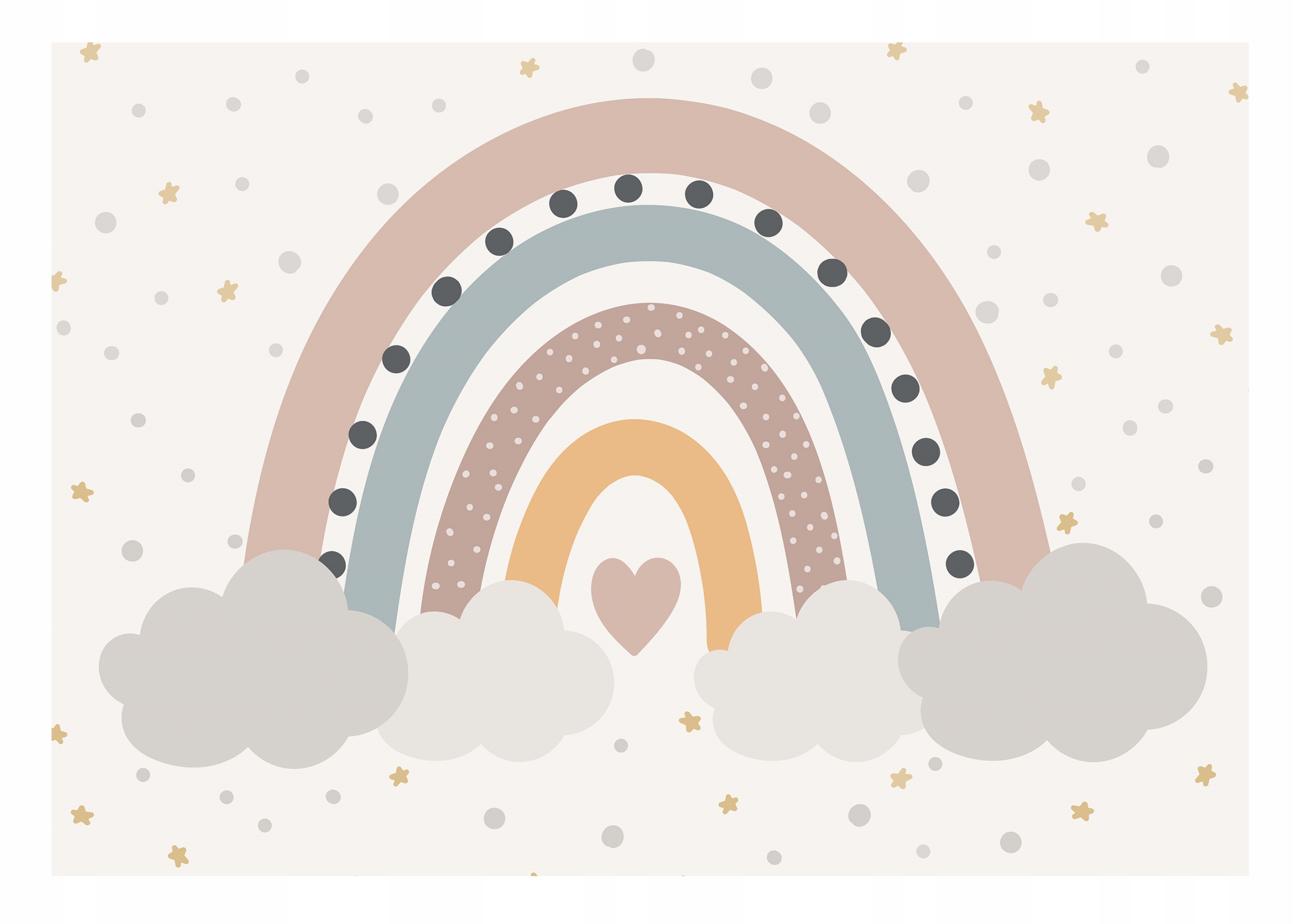 Fototapeta Boho Duha pro děti 208x146
