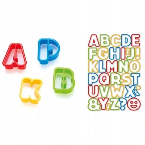 

Tescoma Foremki do ciastek wykrawacze Alfabet 34