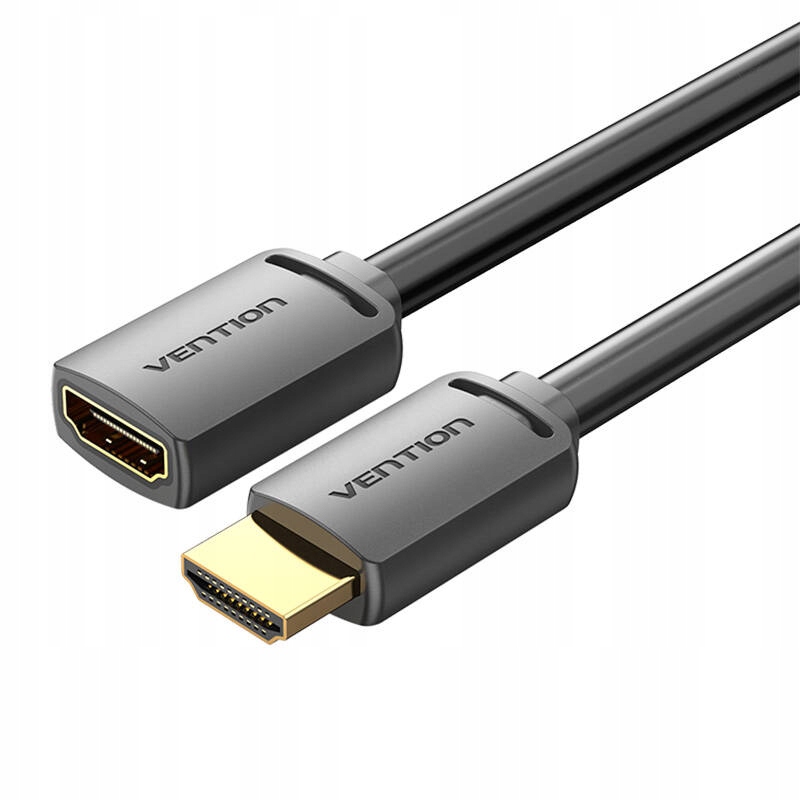 VENTION POZŁACANY KABEL PRZEWÓD PRZEDŁUŻACZ HDMI 2.0 UHD 4K 60HZ FULL HD 5M
