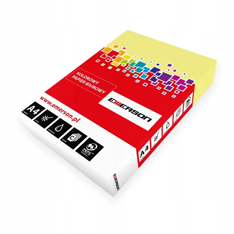 

Papier Emerson Kolor 1 Ryza Kanarkowy A4 160 G/M2